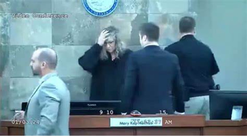 Judge recovering from being attacked in the courtroom